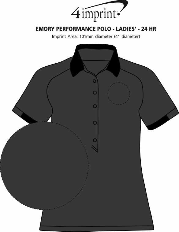 Download 4imprint.ca: Emory Performance Polo - Ladies' - 24 hr ...