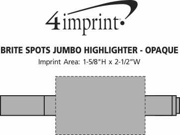 Imprint Area of Bright Spots Jumbo Highlighter - Opaque
