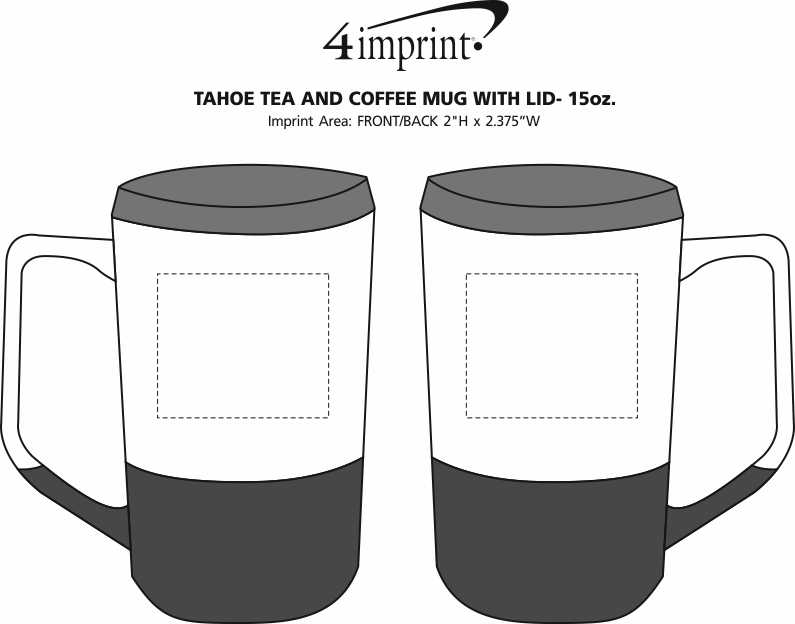 4imprint.ca: Tahoe Tea and Coffee Mug with Lid - 15 oz. C149055