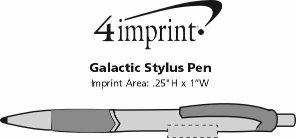 Imprint Area of Galactic Stylus Pen