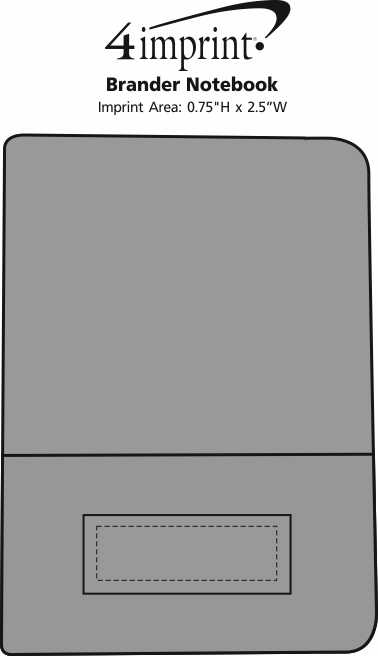 Imprint Area of Brander Notebook
