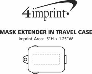Imprint Area of Mask Extender in Travel Case