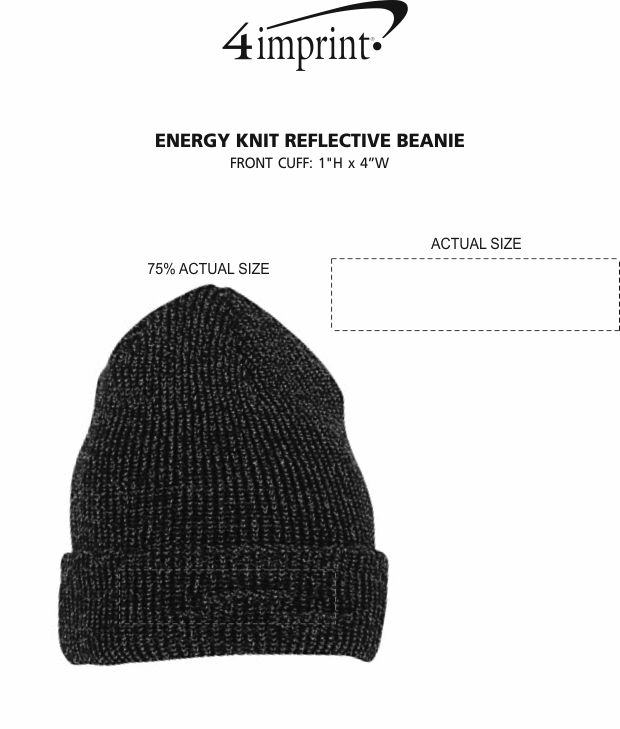 Imprint Area of Energy Knit Reflective Toque