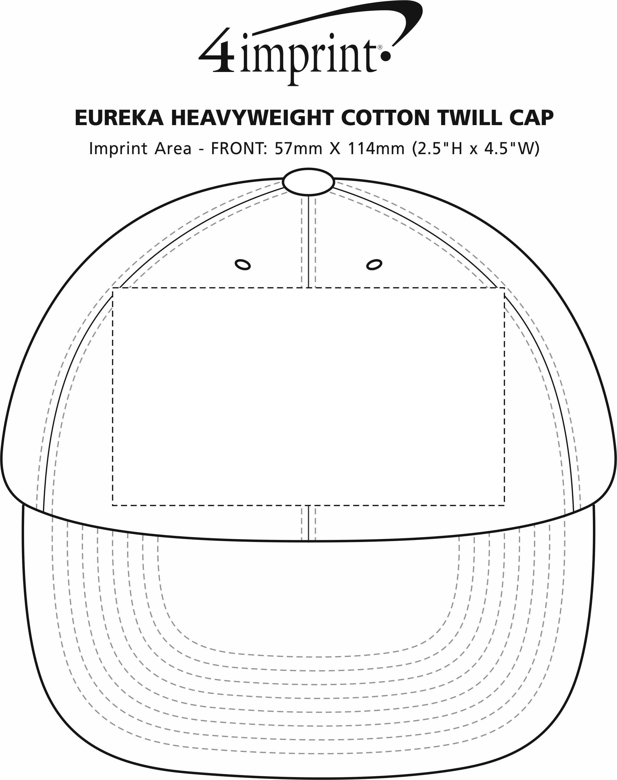 4imprint.ca Eureka Heavyweight Cotton Twill Cap C164148