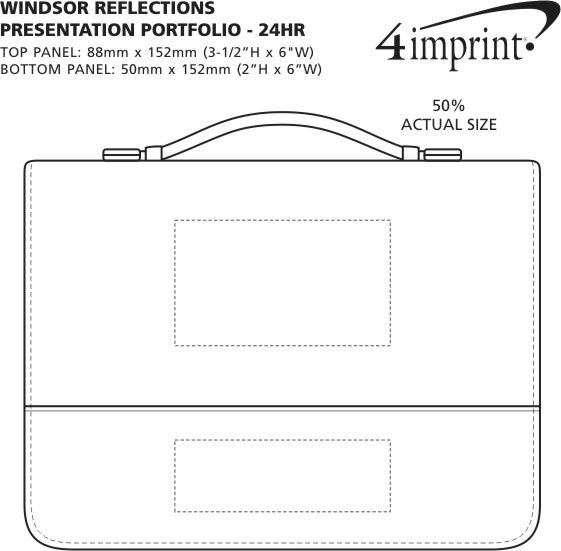 Imprint Area of Windsor Reflections Presentation Portfolio - 24 hr