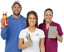 4imprint employees holding our exclusive products